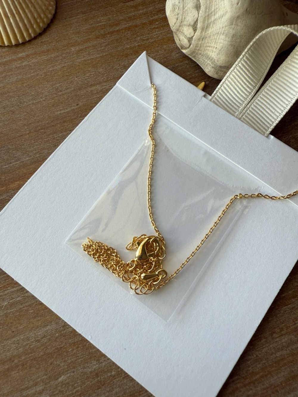 Gold Surfer Pendant Necklace - Picture 12 of 14